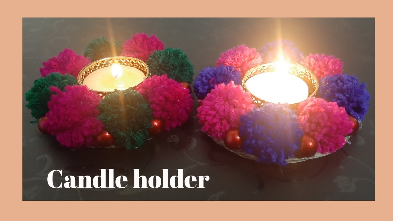 Diwali diya holder !! Diya Candle holder for Diwali !! Easy and
