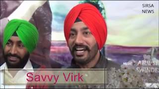 Savvy Virk Debutant Punjabi Singer at Media Center Sirsa