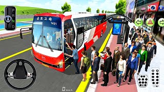 Bus Drive Gameplay | Bus Stop & Beach Se Passengers Pick Karke Airport Tak Safe Drop ✈️🚌 | Driving screenshot 5