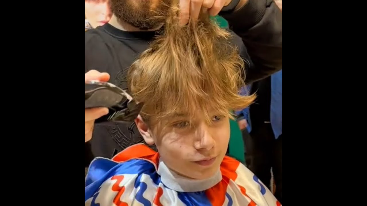 Boys getting buzzcuts [23A20D] - YouTube