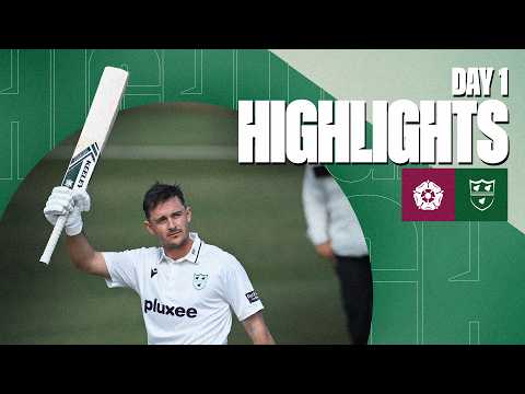 REMARKABLE Roderick rallies with super 164 | Northamptonshire vs Worcestershire Highlights | Day One