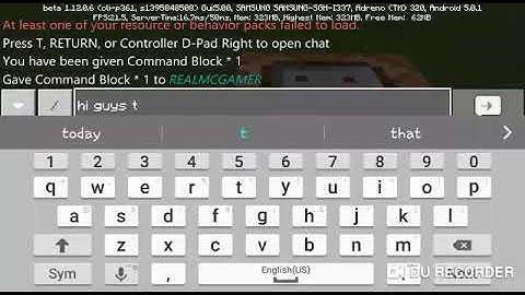 working particle in minecraft