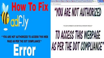 Fix "YOU ARE NOT AUTHORIZED TO ACCESS THIS WEB PAGE AS PER THE DOT COMPLIANCE" || 100 % WORK ||