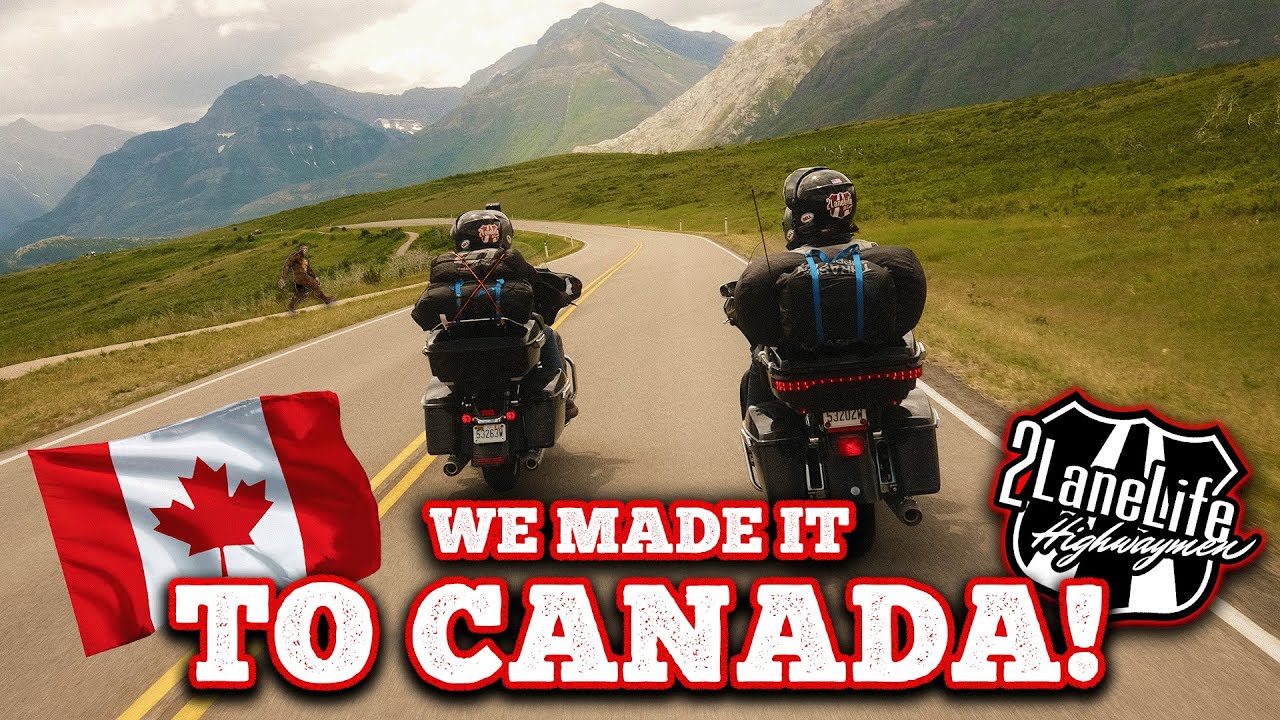 Мы отправились в Канаду на мотоциклах! | Harley Roadtrip | День 3 | 4K