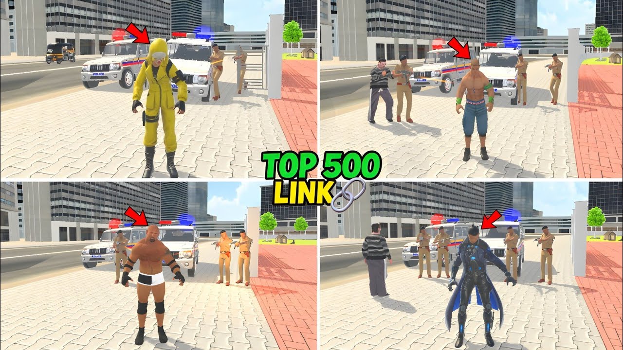 New Characters Link 🥰 Amazing 500 Character Link In Indian Theft Auto simulator