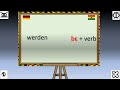 learn german verb werden.