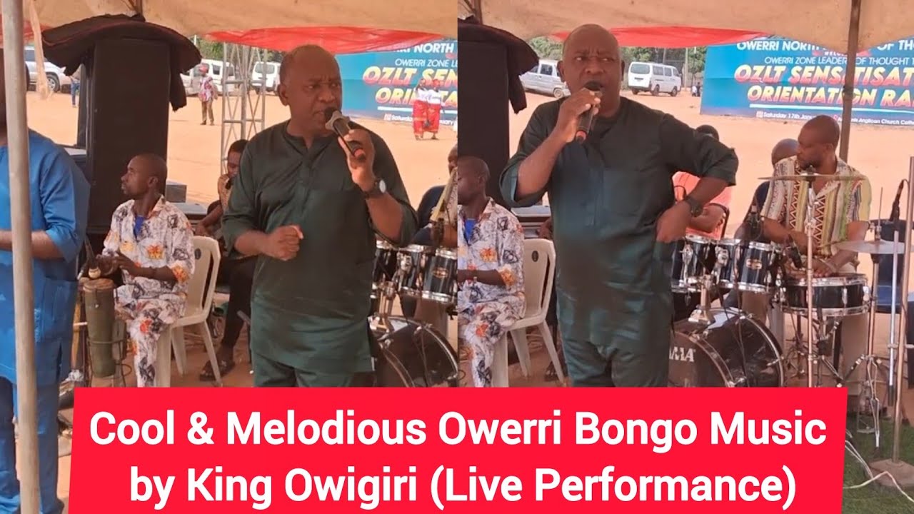 Cool & Melodious Owerri Bongo Music by King Owigiri (Live Performance)