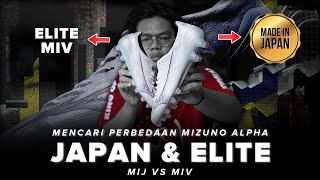 Mencari Perbedaan Sepatu Bola Mizuno Alpha Japan & Elite MIJ Vs MIV