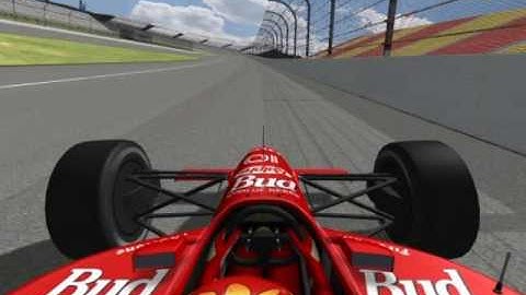 rFactor CART Factor Onboard Lap of Brooklyn, Michigan International Raceway