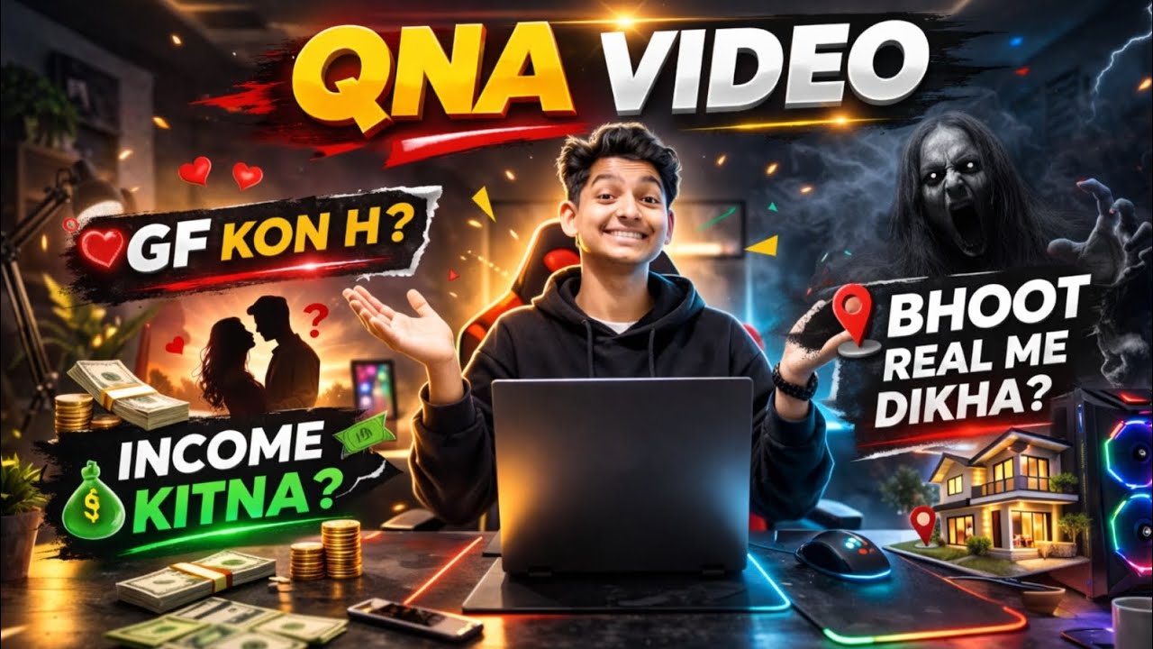 QNA VIDEO ☠️ GF kitni | Youtube Income 🤑