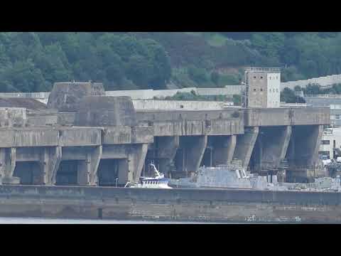 France Frankreich Bretagne Roscanvel la route des fortifications Port