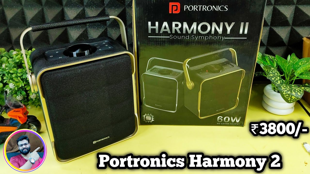 Portronics harmony 2 Sound Symphony 60w Premium Bluetooth Speaker unboxing