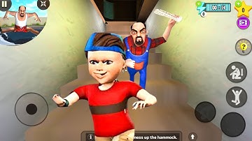 Scary Stranger 3D - New Update New Special Levels Control Mr Grumpy Secret Room (Android, iOS)