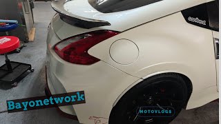370z Nismo spoiler replacement attempt