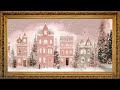 Pastel Winter Homes: cozy winter mood | Relaxing jazz framed tv art | AI music video 4K