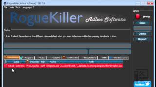 How to use Roguekiller for virus and malware removal