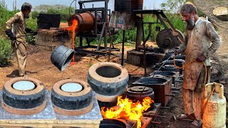 These Guys Do Amazing Work Making Truck Brake Drum From Cast Iron Scrap With Limited Amount of Tools