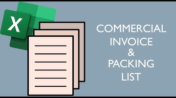 Commercial Invoice & Packing List in Excel