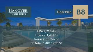 B8 Floor Plan: 2 Bed / 2 Bath