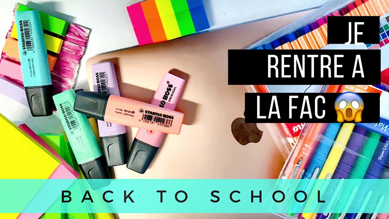 [ BACK TO SCHOOL 2019 ] - Haul Mes Fournitures Pour La FAC