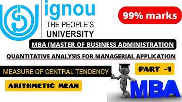 𝗔𝗥𝗜𝗧𝗛𝗠𝗘𝗧𝗜𝗖 𝗠𝗘𝗔𝗡 | 𝗠𝗲𝗮𝗻𝗶𝗻𝗴 |𝗙𝗼𝗿𝗺𝘂𝗹𝗮 |𝗖𝗮𝗹𝗰𝘂𝗹𝗮𝘁𝗶𝗼𝗻 |𝗡𝘂𝗺𝗲𝗿𝗶𝗰𝗮𝗹 |𝗦𝘁𝗮𝘁𝗶𝘀𝘁𝗶𝗰𝘀 .𝗕𝗕𝗔 |𝗠𝗕𝗔 |𝗕𝗖𝗔  #ignou #mba