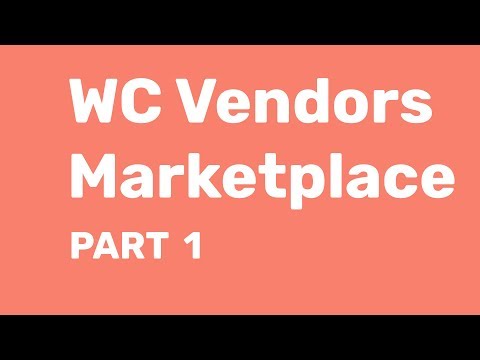 WC Vendors | Create An WooCommerce Multi Vendor Marketplace Website with WC Vendors Plugin Part 1