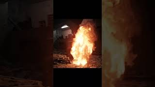 satisfying animation fire simulation made in Houdini Wip 2 #blender3d #houdinifx #vfx #cgianimation