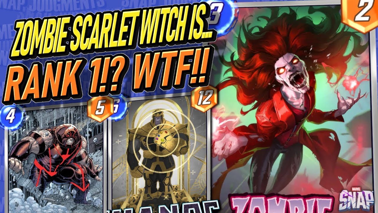Что за хрень! Зомби Алая Ведьма — 1-й ранг в Marvel Snap