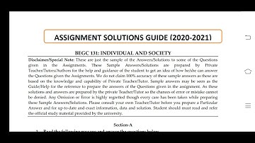 BEGC 131 Ignou Solved Assignment 2020-21