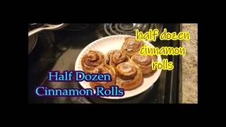 Half Dozen Cinnamon Rolls @shopdogsam