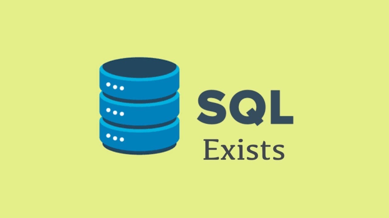 SQL | Exists - YouTube