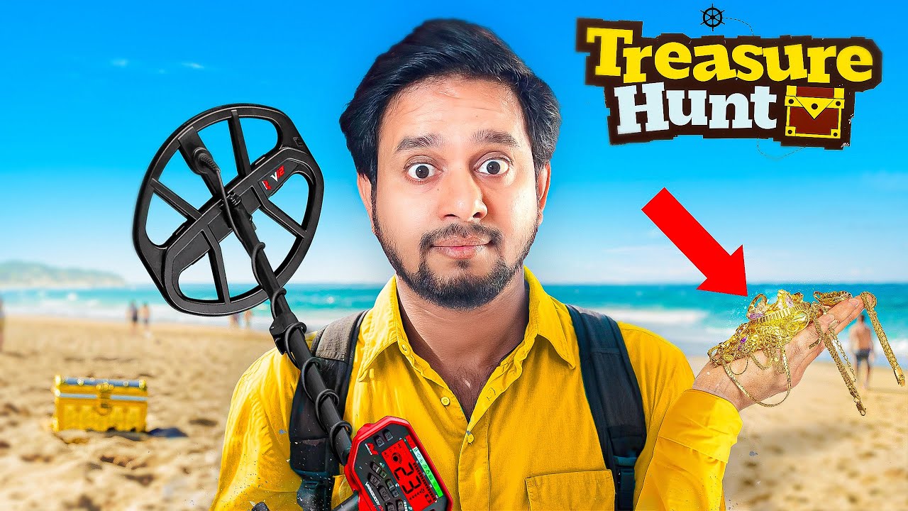 Treasure Hunt in The Sea 🌊 I found real gold