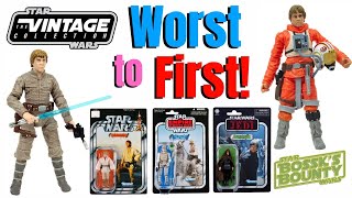 Every Star Wars Vintage Collection Luke Skywalker | Worst to First