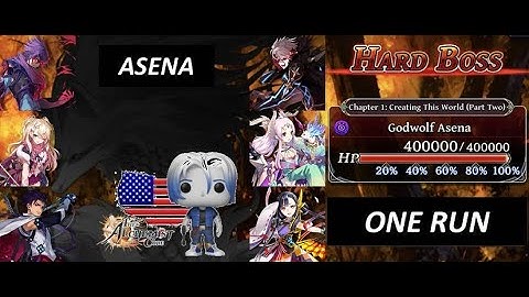 TAC - COMPLETED ASENA DARK BOSS WITH NORMAL FARMABLE TEAM - GODLESS PART2.