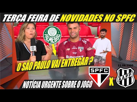 GLOBO ESPORTE SÃO PAULO! ULTIMAS NOTÍCIAS DO SÃO PAULO HOJE! SPFC NOTÍCIAS DE HOJE! SPFC PLAY! SPFC