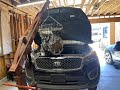 2017 Kia Sorento Engine Installation.