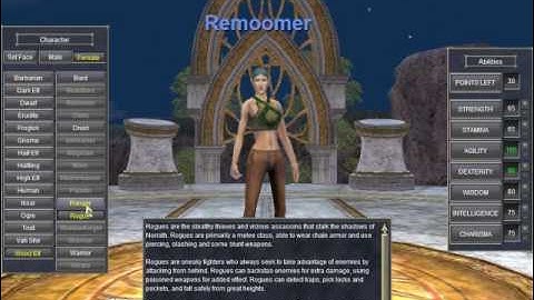 EverQuest Character Creation