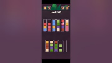 Complete Block King Sort Puzzle Level 2441 to Level 2445