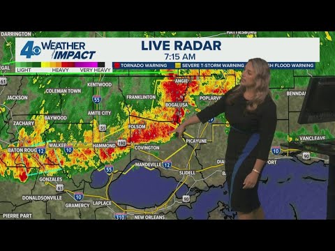 Weather Impact Alert: Rounds of rain and storms this weekend - YouTube