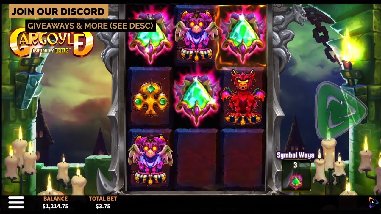 Gargoyle Infinity Reels Review & Bonus Feature (Boomerang/ Reelplay)