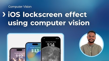 iOS lockscreen python  ||  Image Segmentation with MediaPipe || Computer Vision Project
