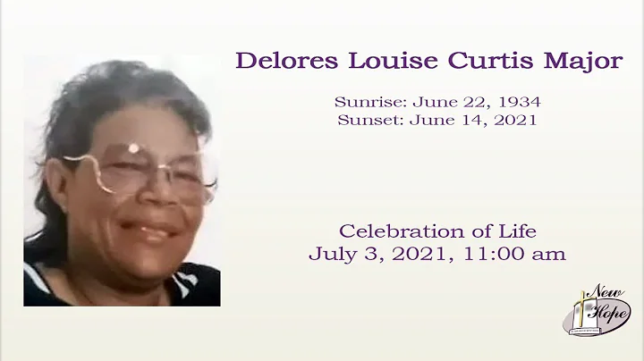 Delores Louise Curtis Major Celebration of Life 07...