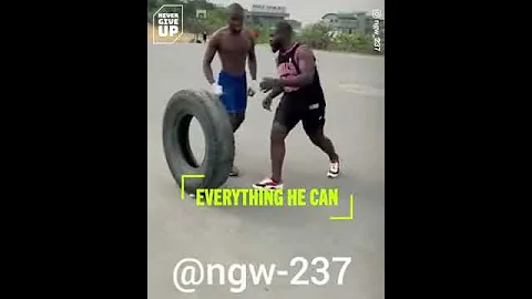 The Cameroon Boxer is the perfect proof. watch till the end