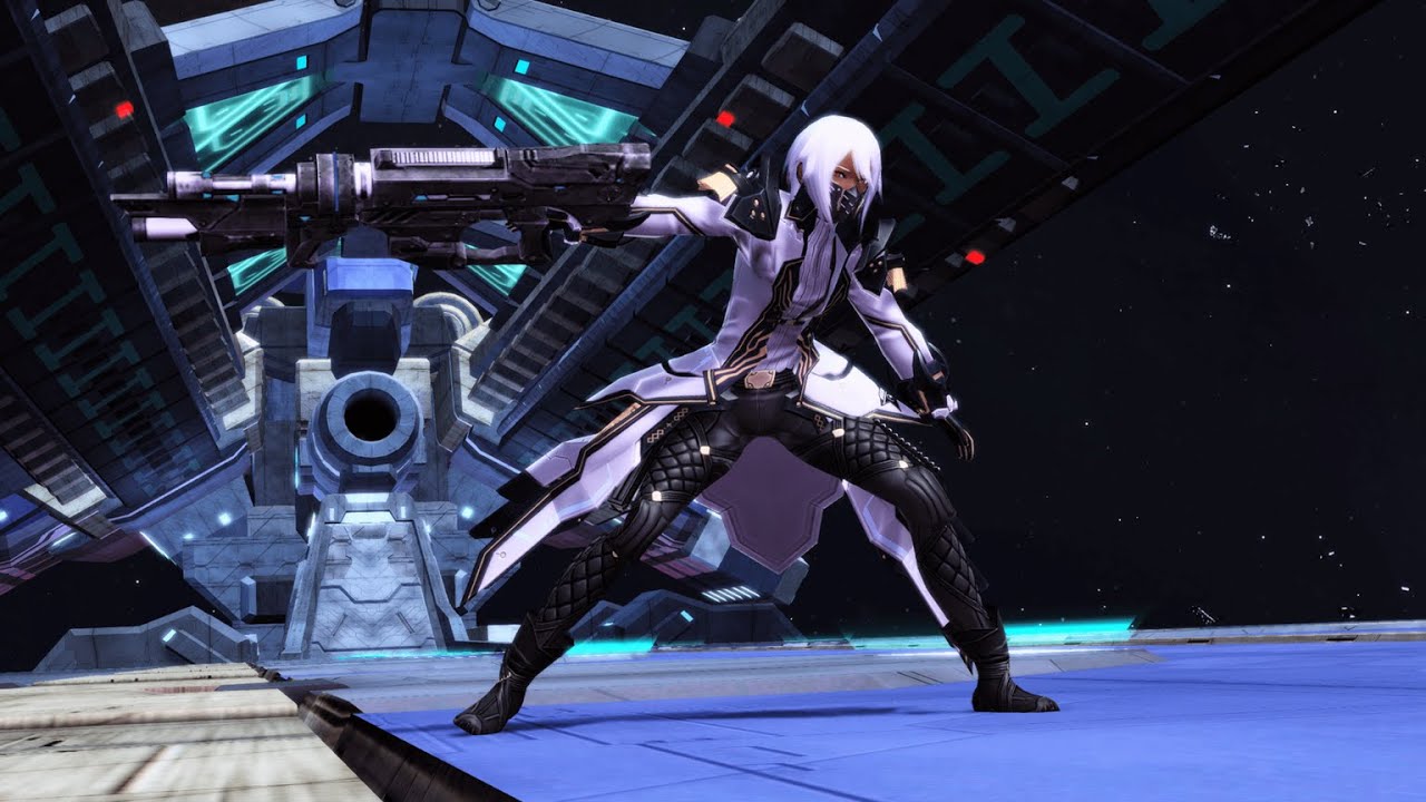 PSO2 Traces of Darkness UH Phantom Rifle (6:44) - YouTube