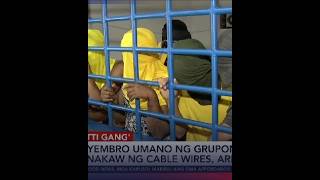 6 na miyembro umano ng grupong nagnanakaw ng cable wires, arestado | 24 Oras