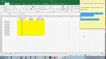 MEMISAHKAN TANGGAL BULAN DAN TAHUN DI MICROSOFT EXCEL