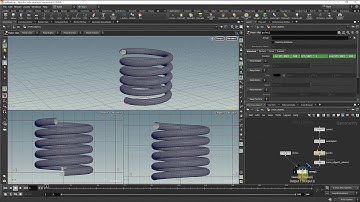 Houdini : Create a Spiral or Helix with Trigonometry