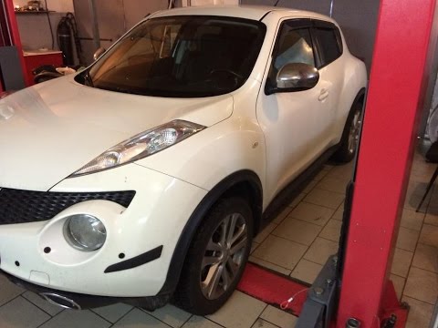 Как поменять сайлентблоки  Nissan Juke