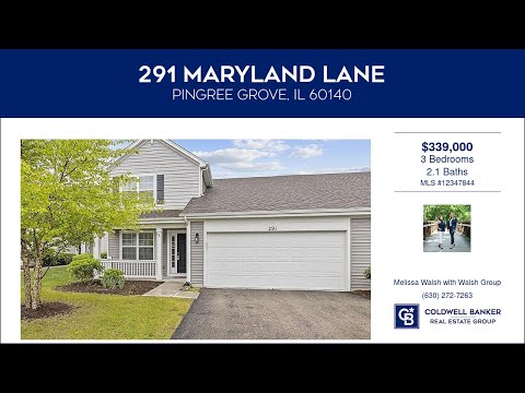 291 Maryland Lane, Pingree Grove, IL home video tour