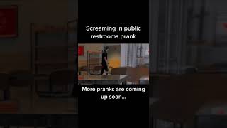 Screaming In Public Restrooms Prank